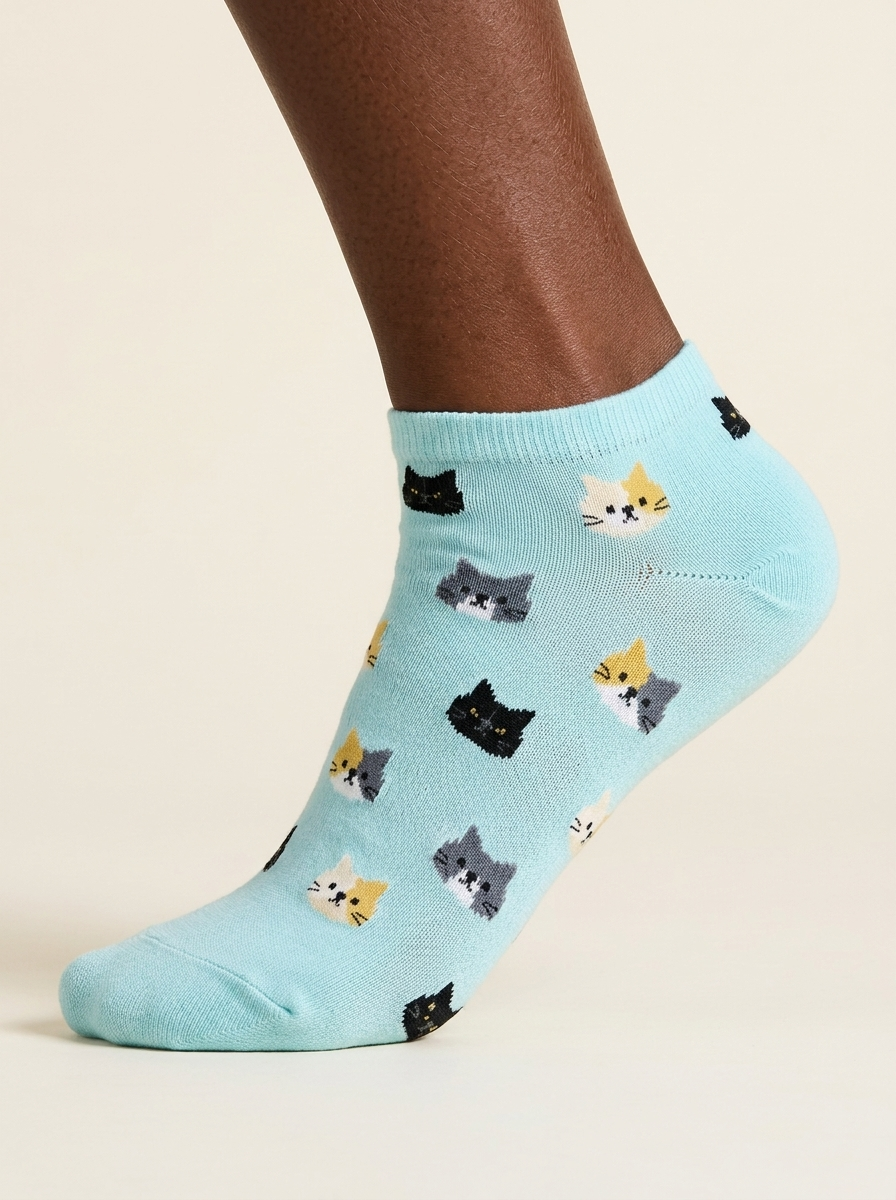 The Meow Bunch Ankle Socks