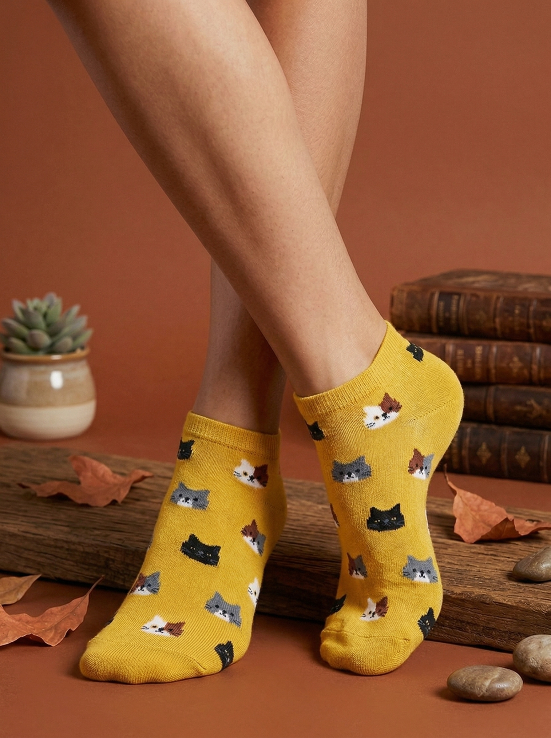 The Meow Bunch Ankle Socks
