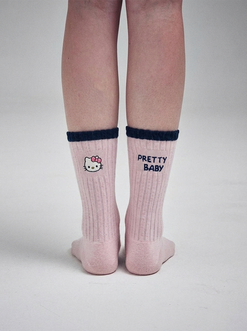 Hello Kitty Pretty Baby Crew Socks