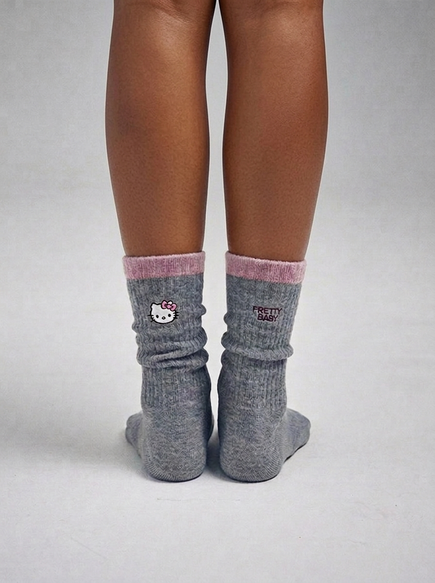 Hello Kitty Pretty Baby Crew Socks
